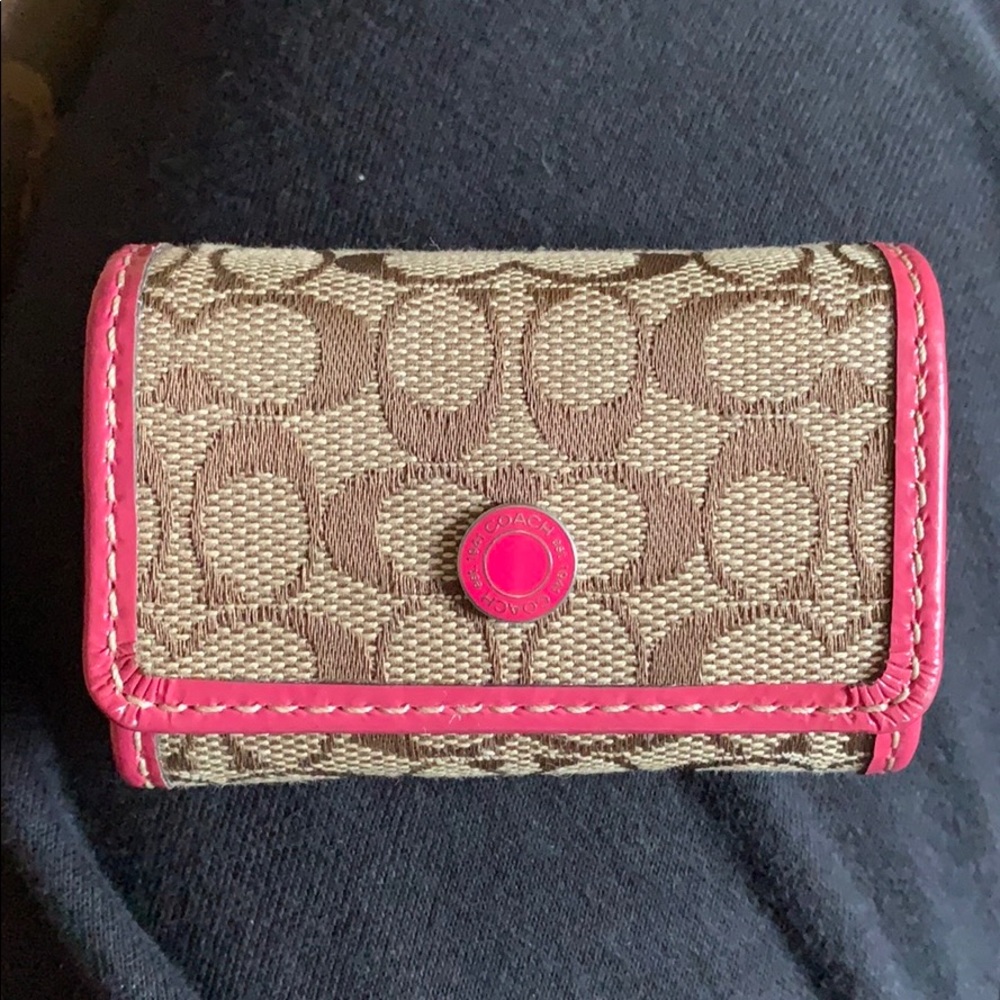 Coach contact lense case